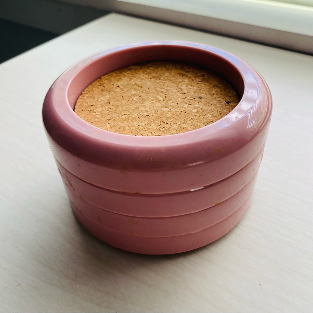 Vintage Pink Coasters